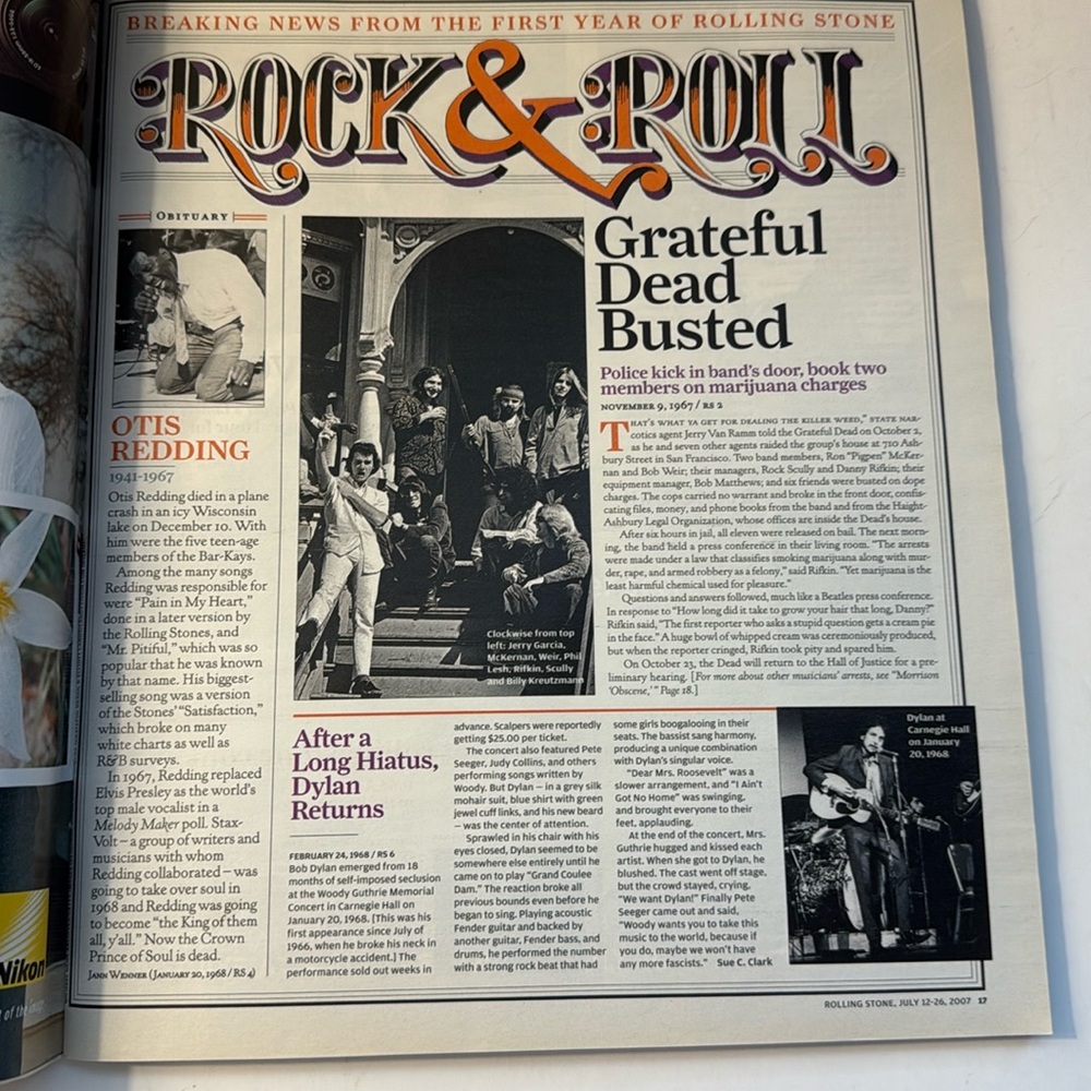 Rolling Stone 40th Anniversary Magazine - Holographic Blue & Gold Cover - Picture 3 of 4